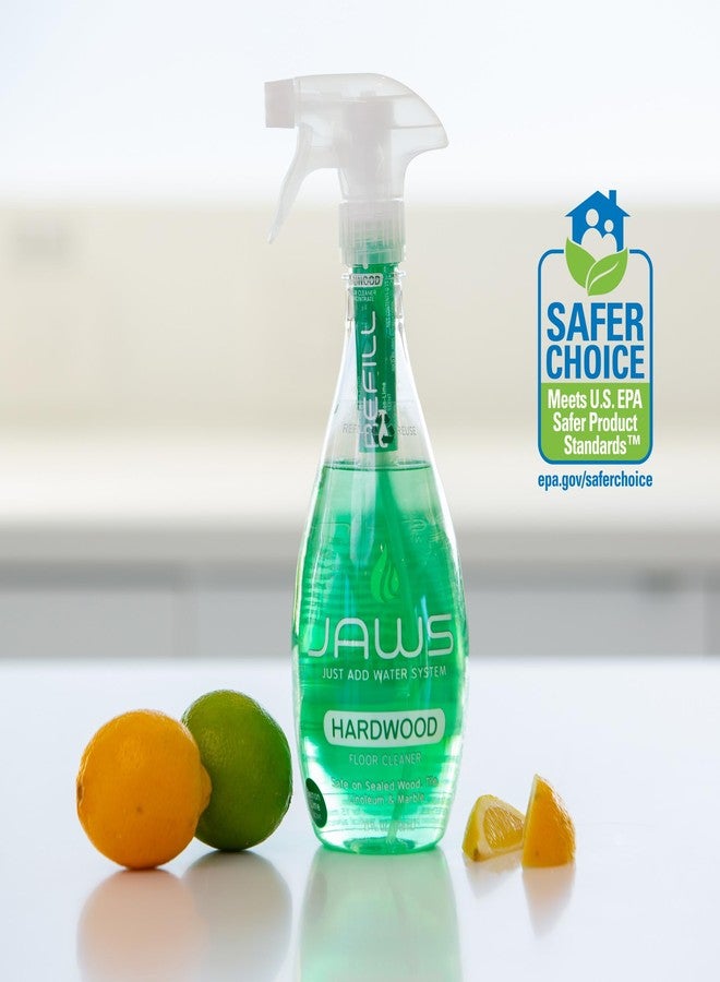 JAWS Hardwood Floor Cleaner Bottle with 2 Refill Pods. Refillable Cleaning Supplies. - Image 5